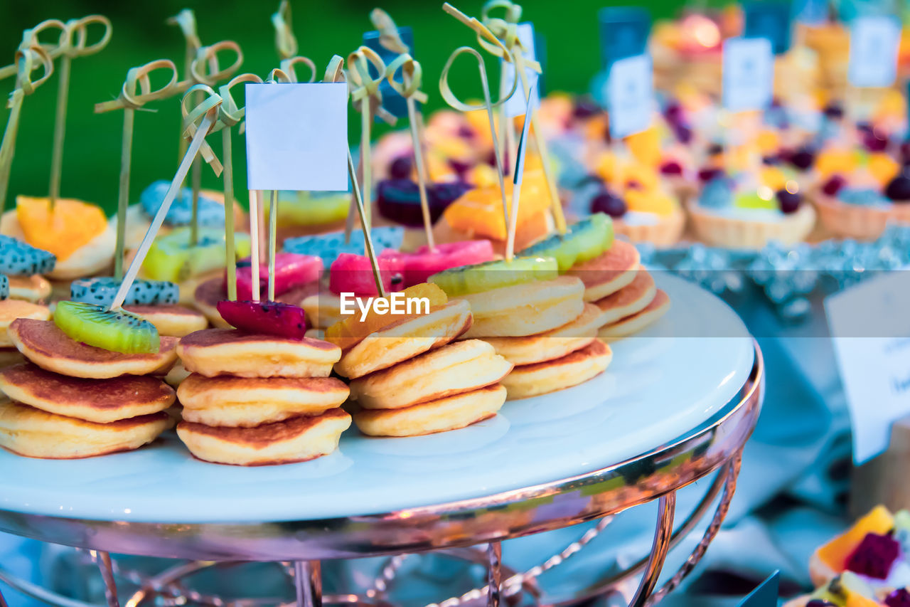 close-up of food