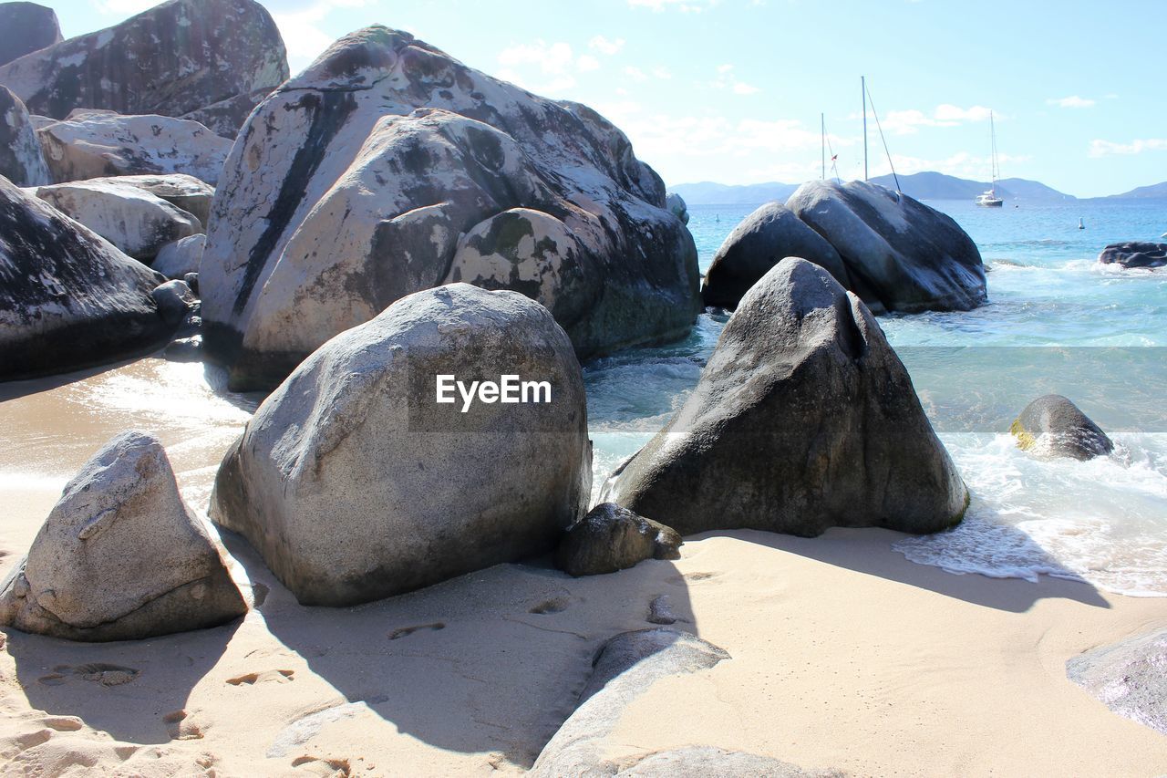 ROCKS ON SHORE