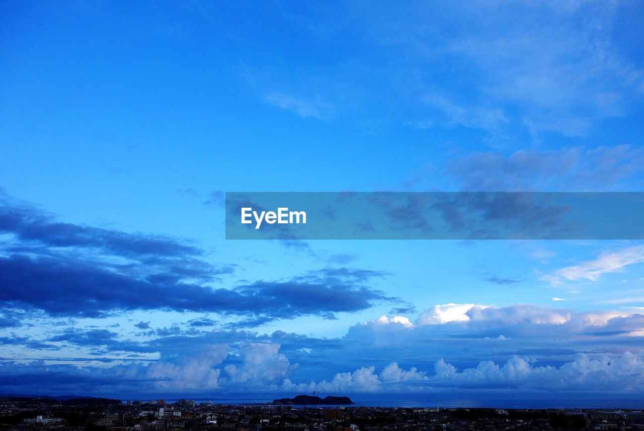 SCENIC VIEW OF BLUE SKY AND CLOUDS