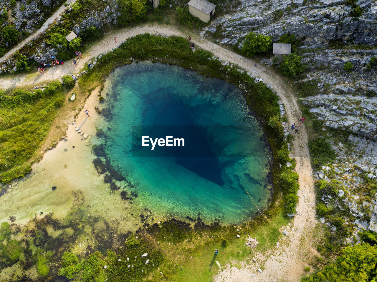 Source of the cetina river, croatia