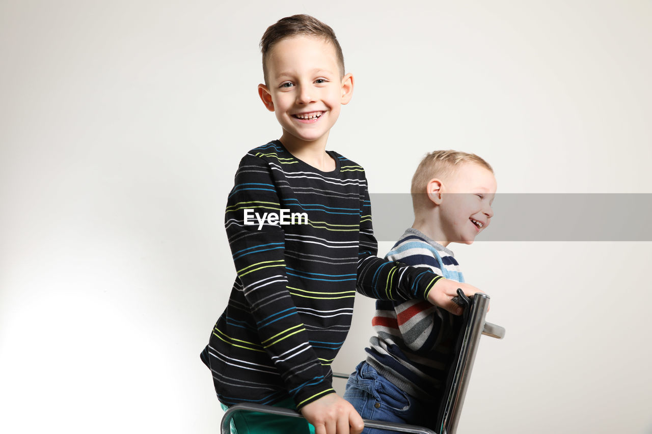 PORTRAIT OF A SMILING BOY