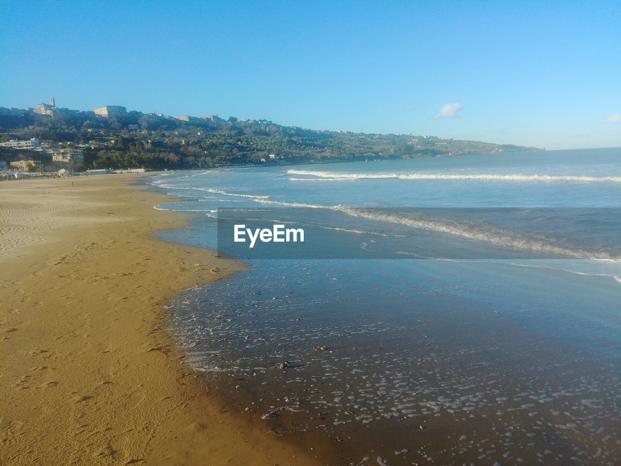 BEACH AGAINST CLEAR SKY