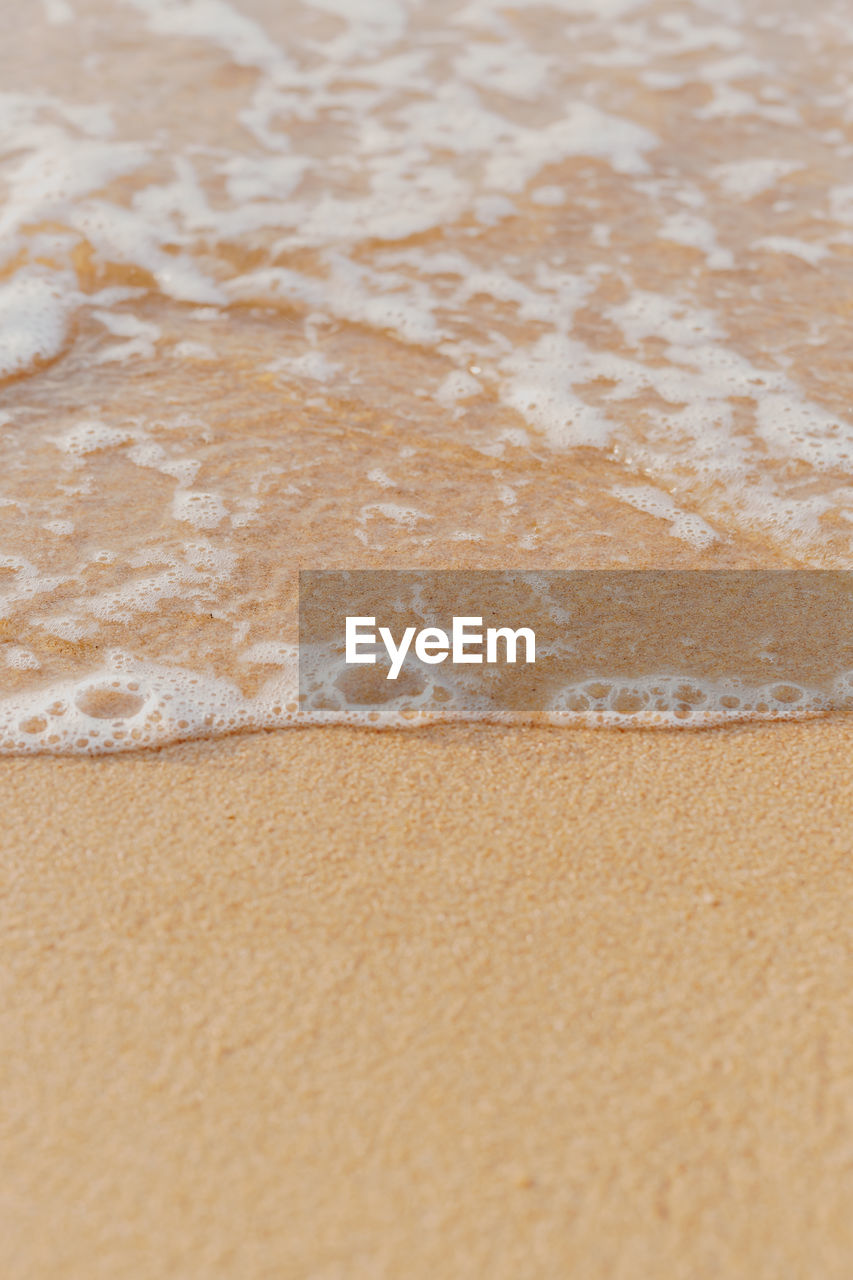 FULL FRAME SHOT OF BREAD ON SAND