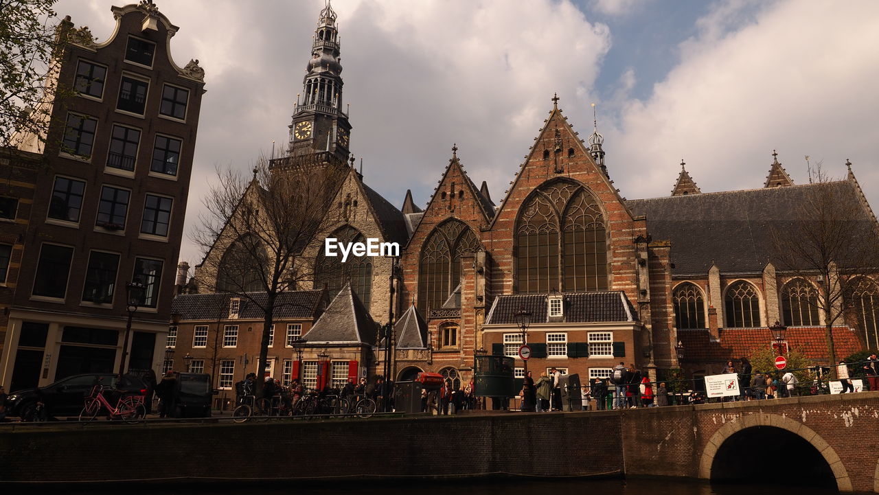 low angle view of cathedral in city