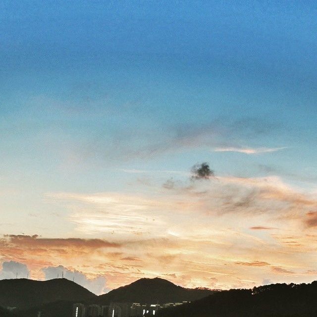 SCENIC VIEW OF MOUNTAINS AGAINST CLOUDY SKY