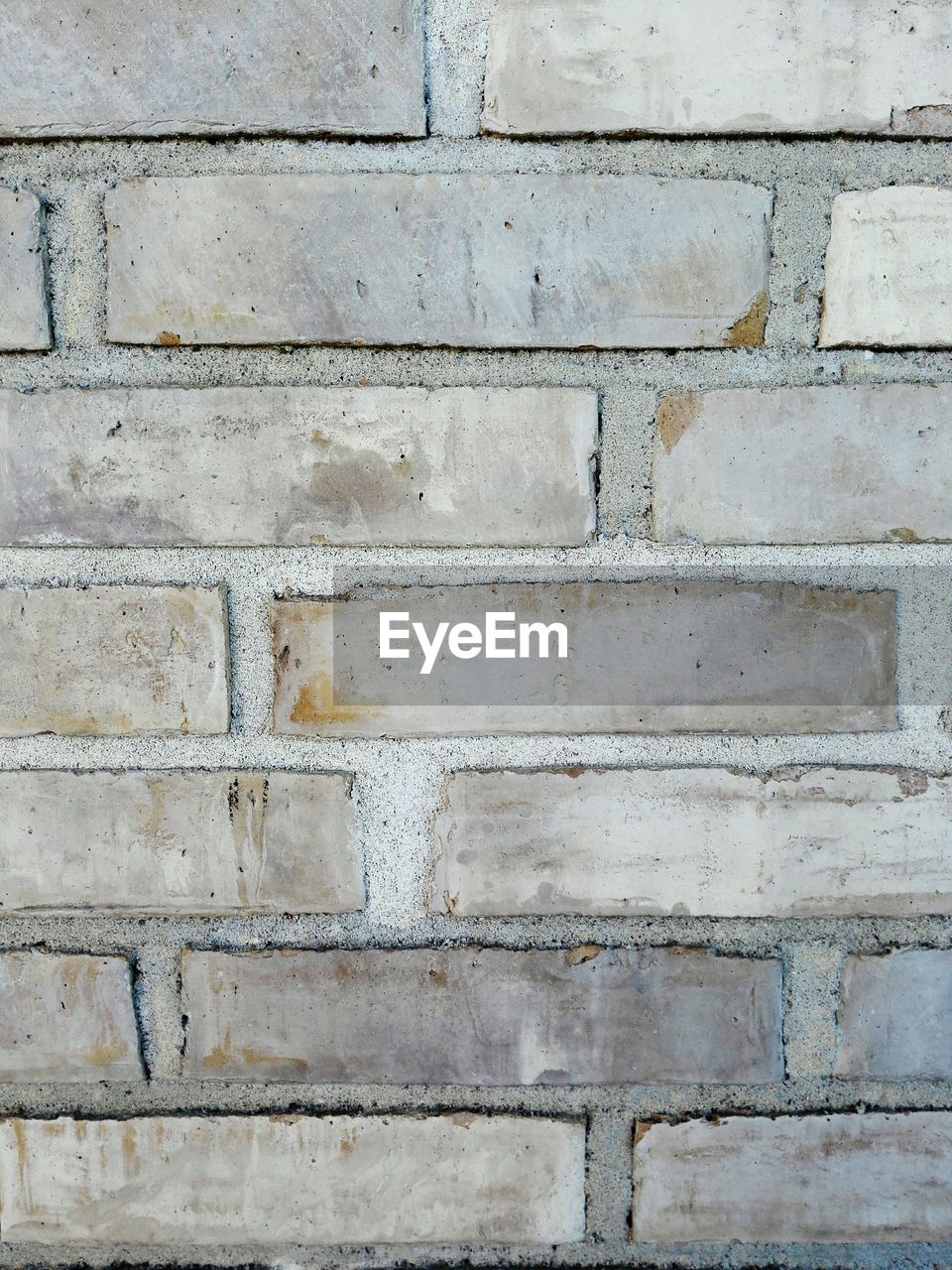 Full frame shot of white brick wall