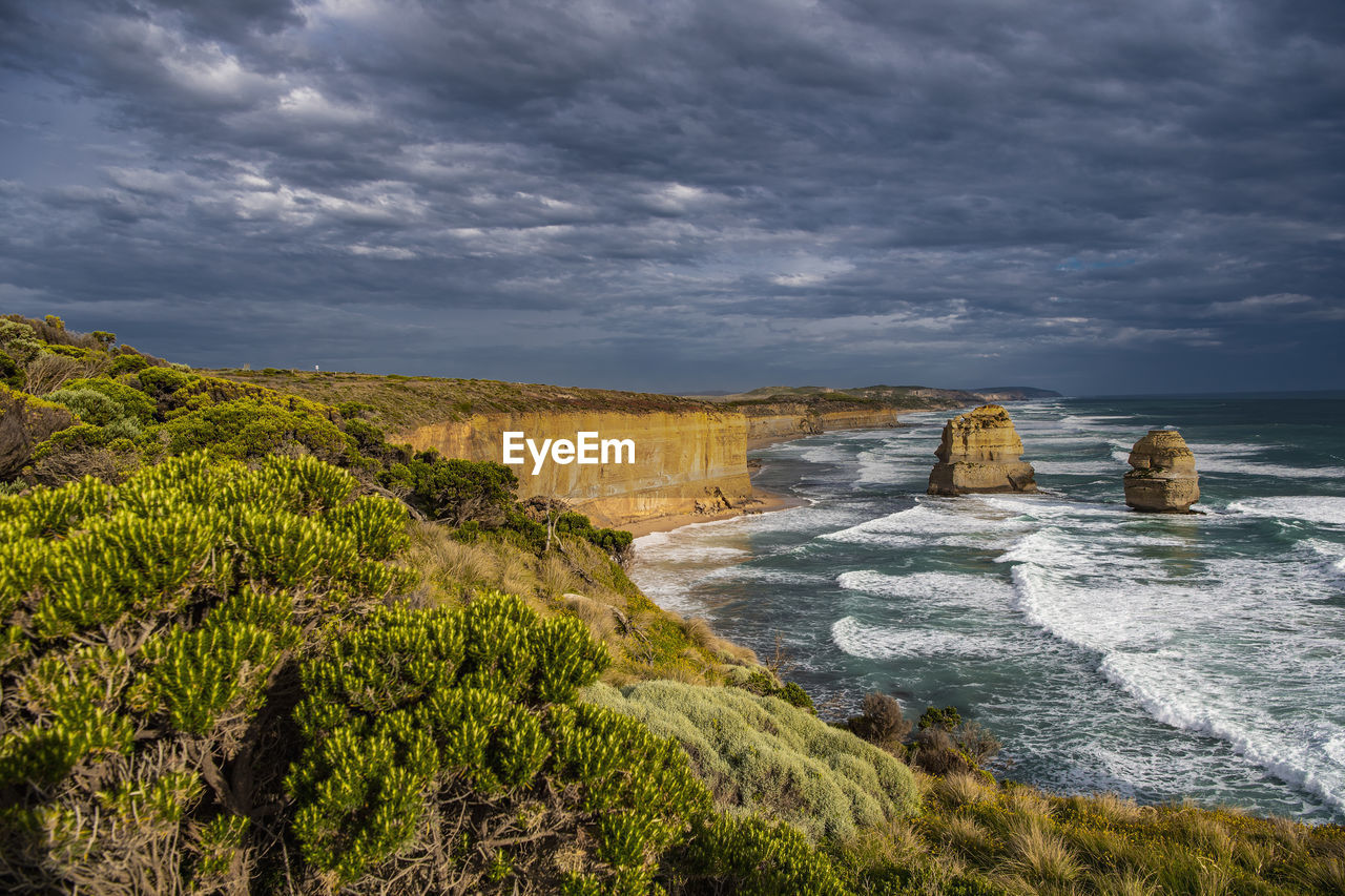 Scenic view of the australian coast at the twelve apostles