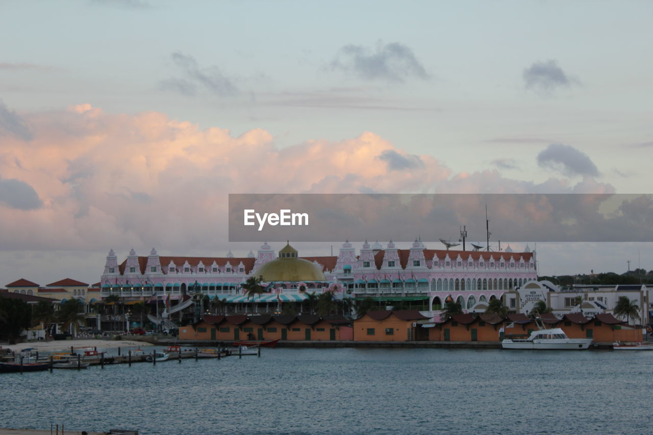 VIEW OF BUILDINGS AT HARBOR