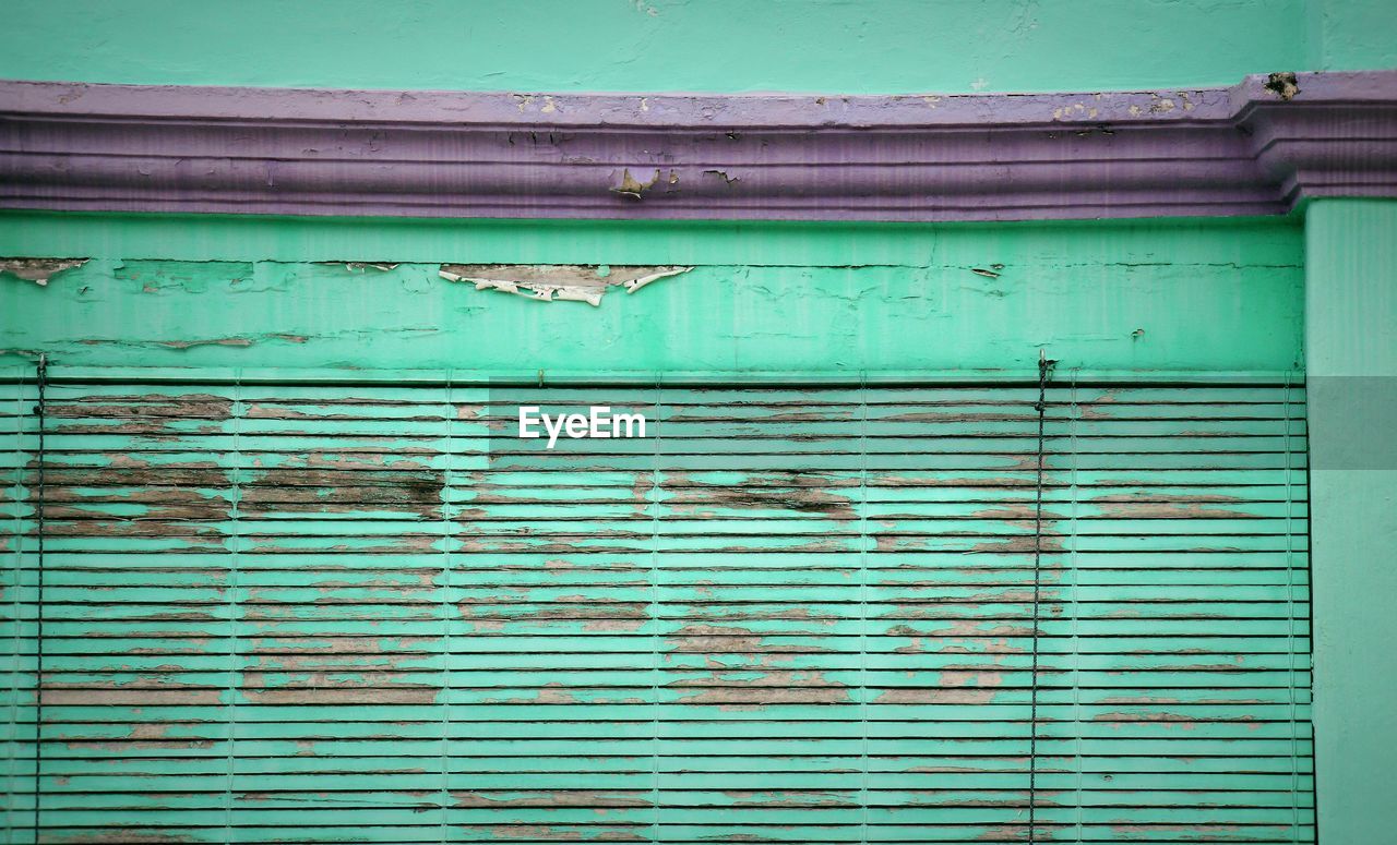 Weathered window blinds