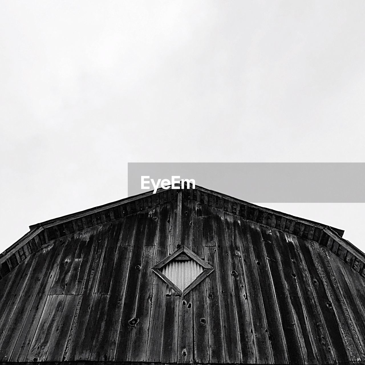 Low angle view of building against clear sky