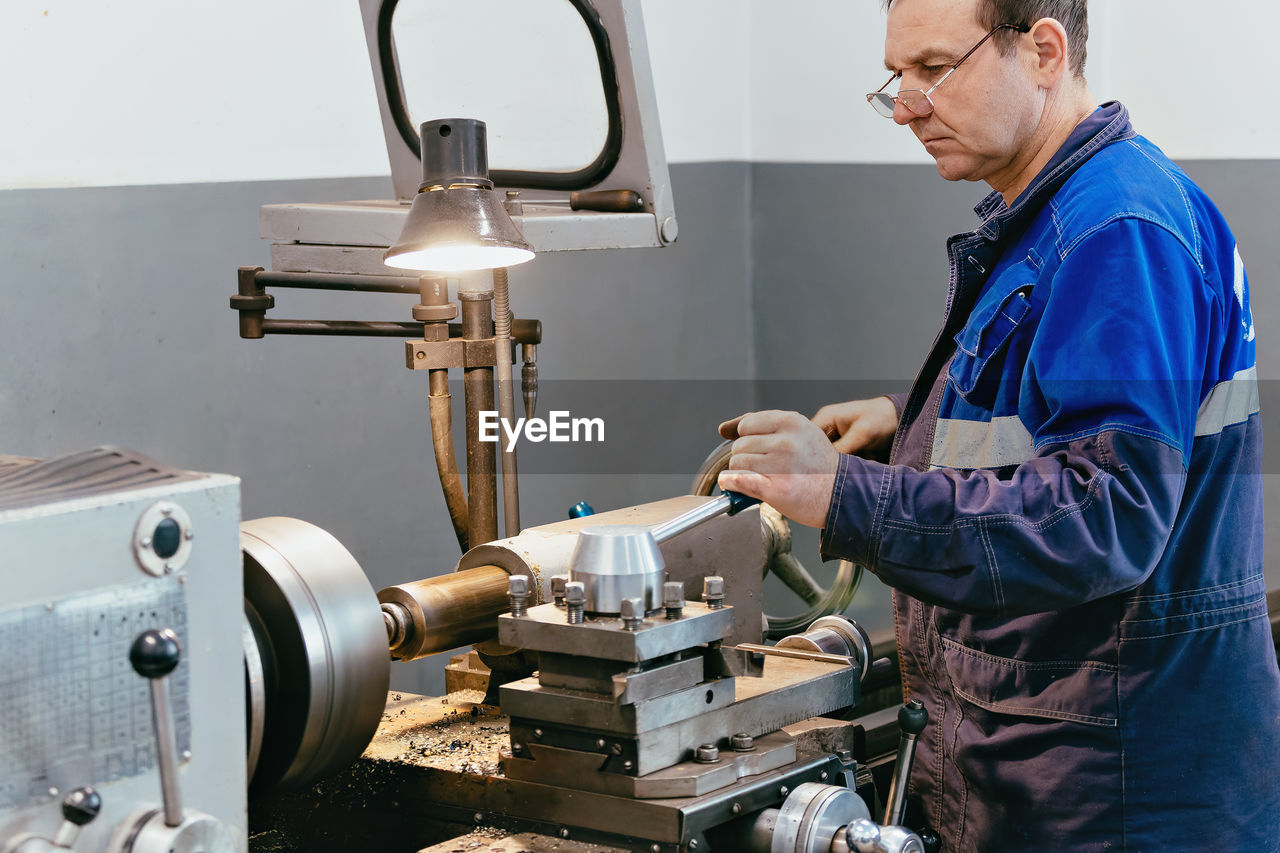 Man working in workshop