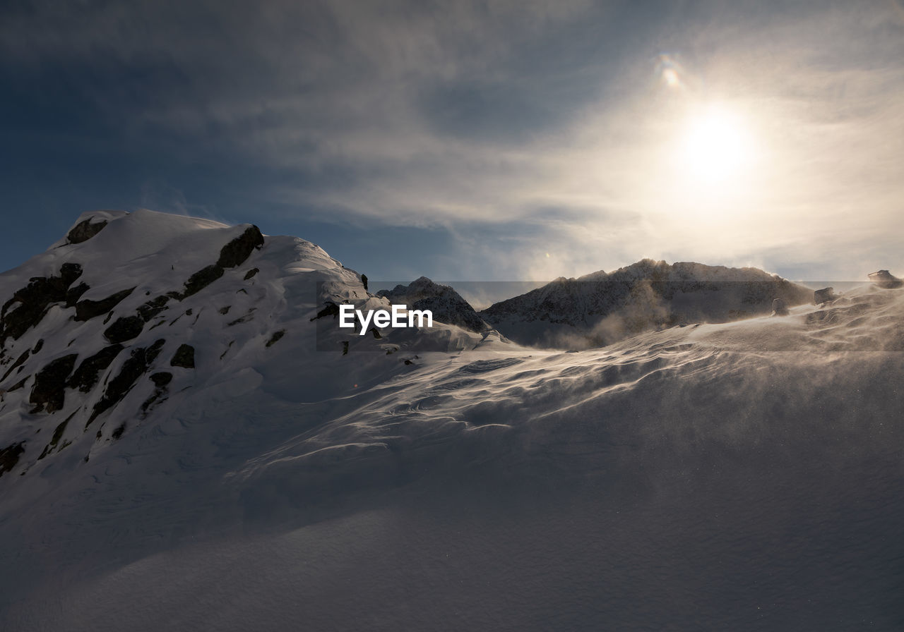 winter paradise Wind Sunrise Nature_collection Landscape_photography Shadows & Lights darkness and light Details Of Nature Mountains And Sky Landscape_Collection Mountain View Detail Mountain Snow Cold Temperature Winter Sunset Tree Pinaceae Forest Sky Landscape Snowcapped Mountain Verbier Zermatt Rocky Mountains Frozen Mountain Range Mountain Peak