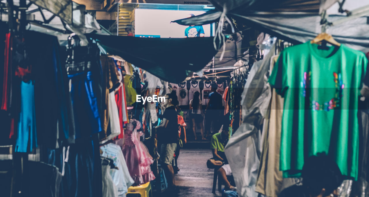 PANORAMIC VIEW OF MARKET FOR SALE IN STORE