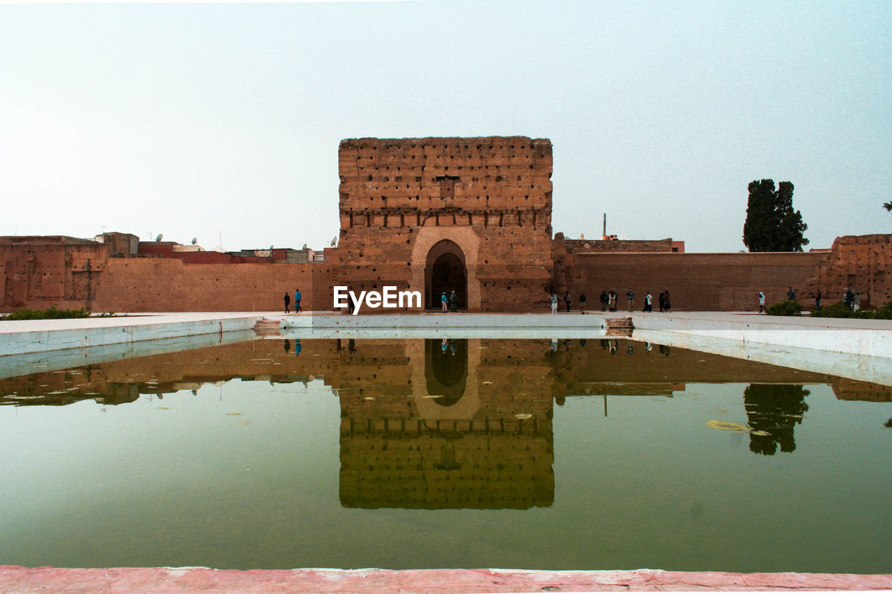 REFLECTION OF BUILDINGS IN WATER