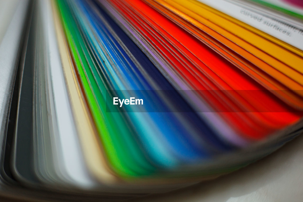 Colour swatches for designers
