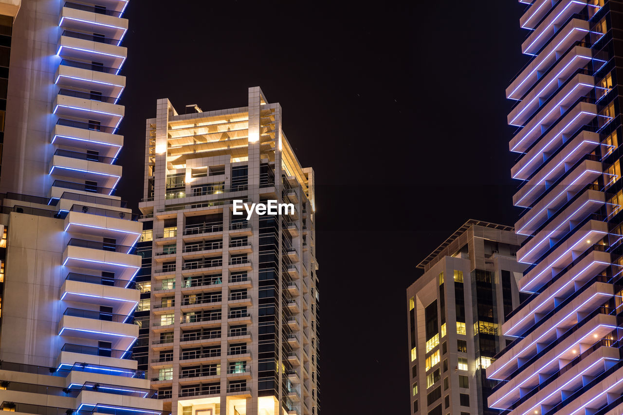 Dubai city center skyline, united arab emirates