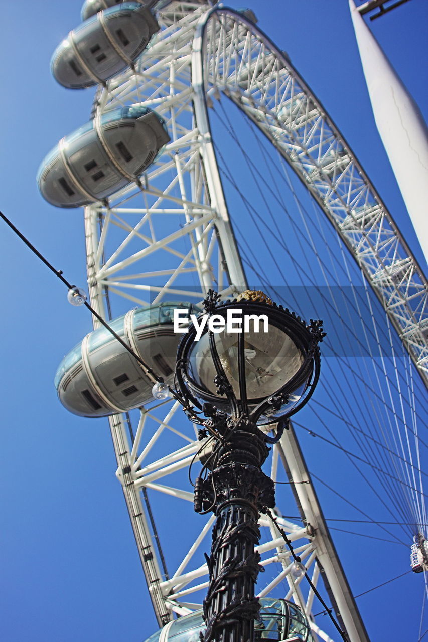 Low angle view of millennium wheel