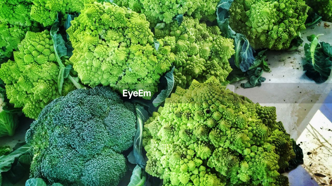 Close-up of green vegetables for sale