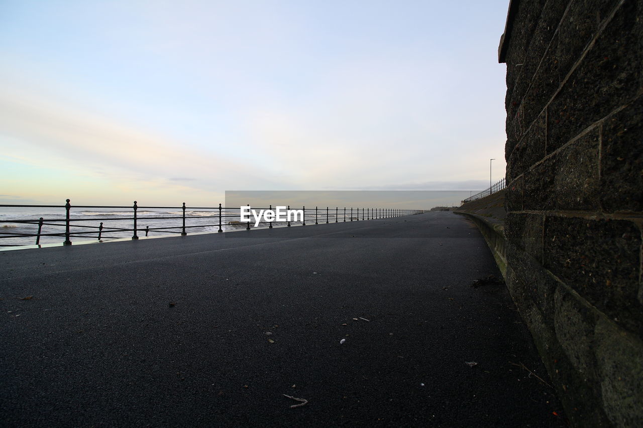 View of bridge over sea against sky