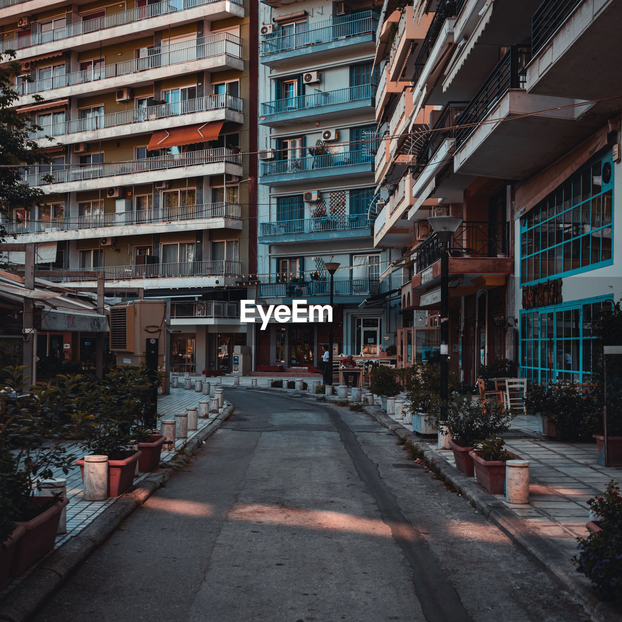 Street amidst buildings in city