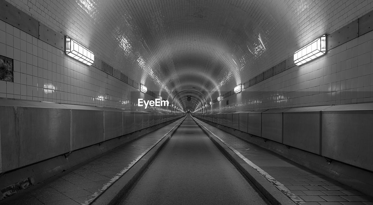 The old elbtunnel in hamburg