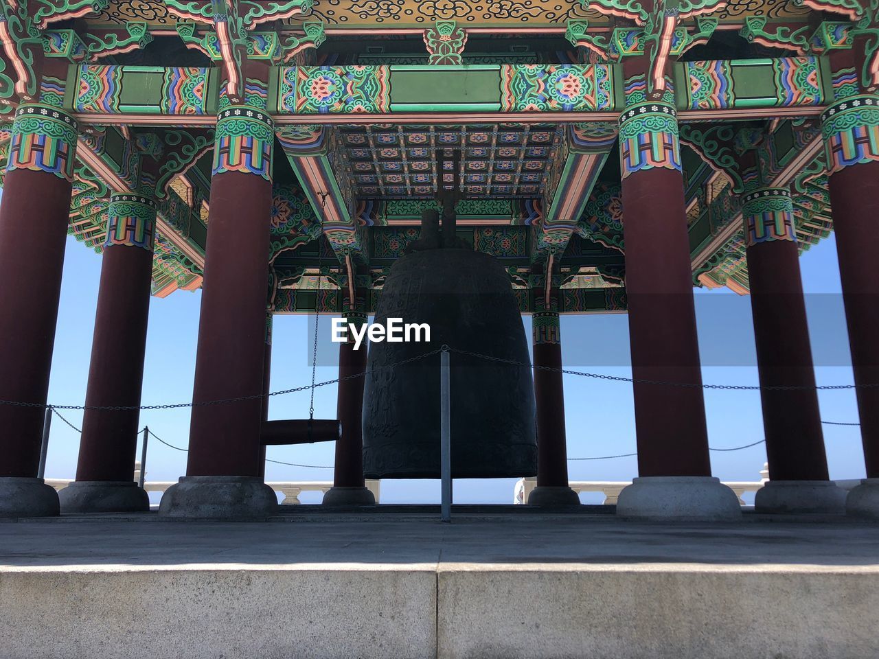 LOW ANGLE VIEW OF TEMPLE BUILDING