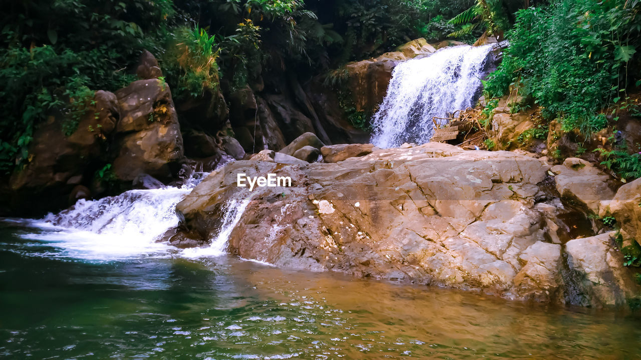 SCENIC VIEW OF WATERFALL