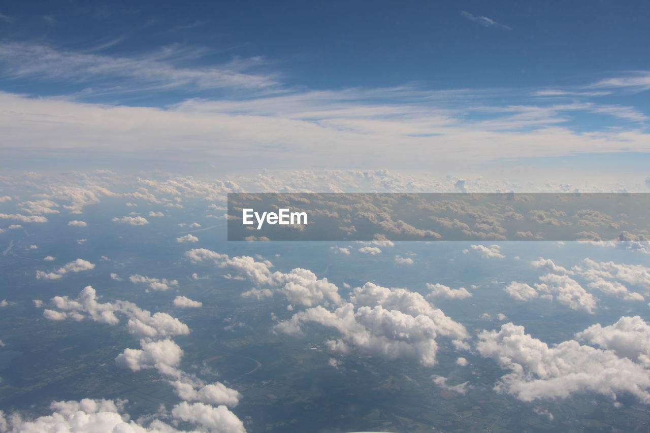 Low angle view of clouds in sky