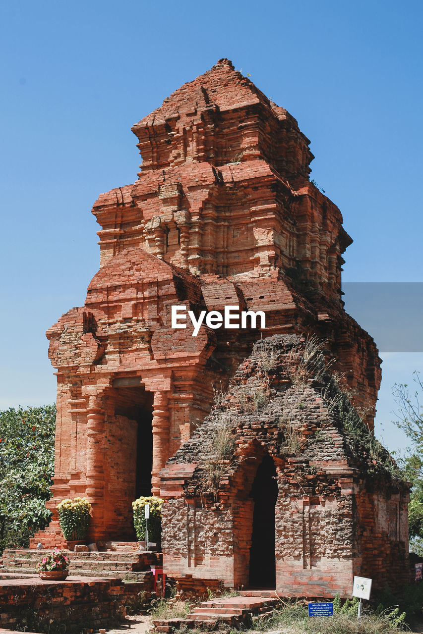 Low angle view of a temple