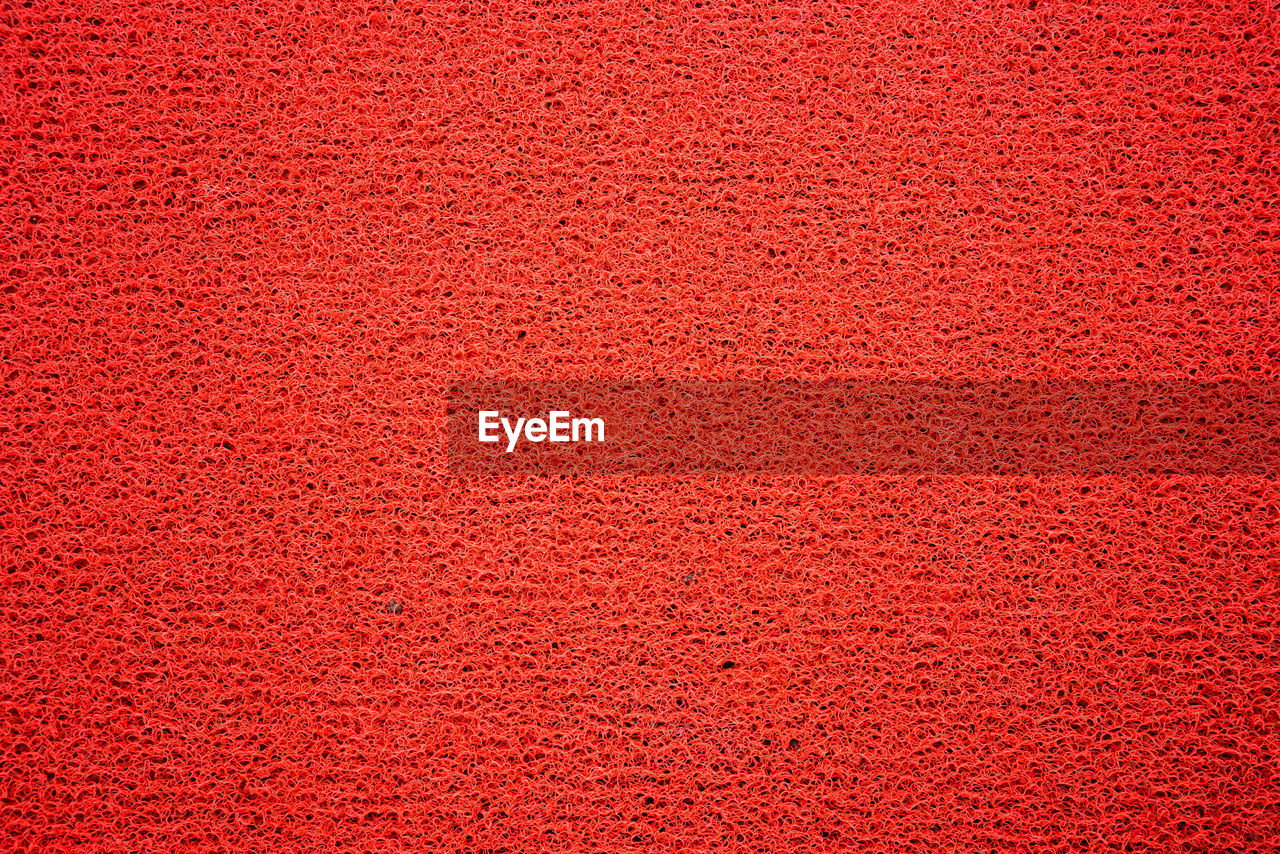 Full frame shot of red wall