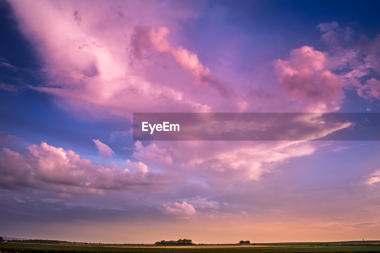 Scenic view of sky during sunset