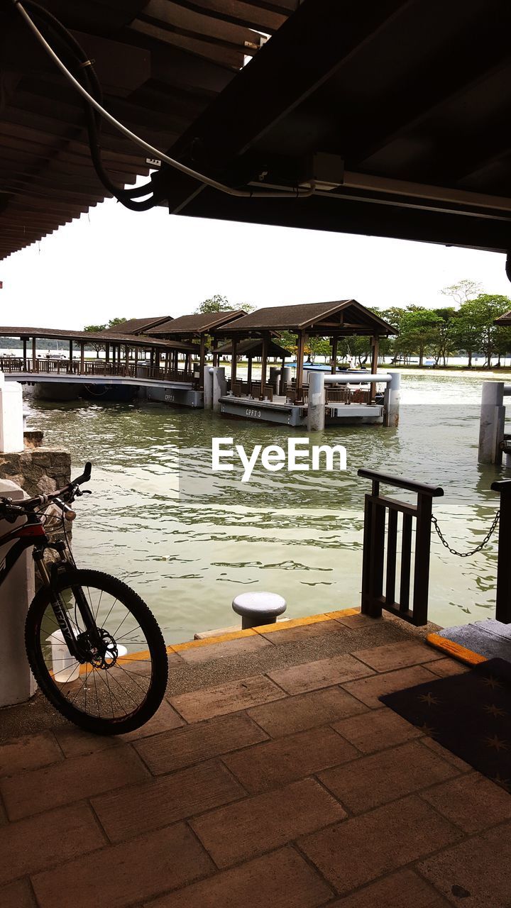 VIEW OF BOATS IN RIVER