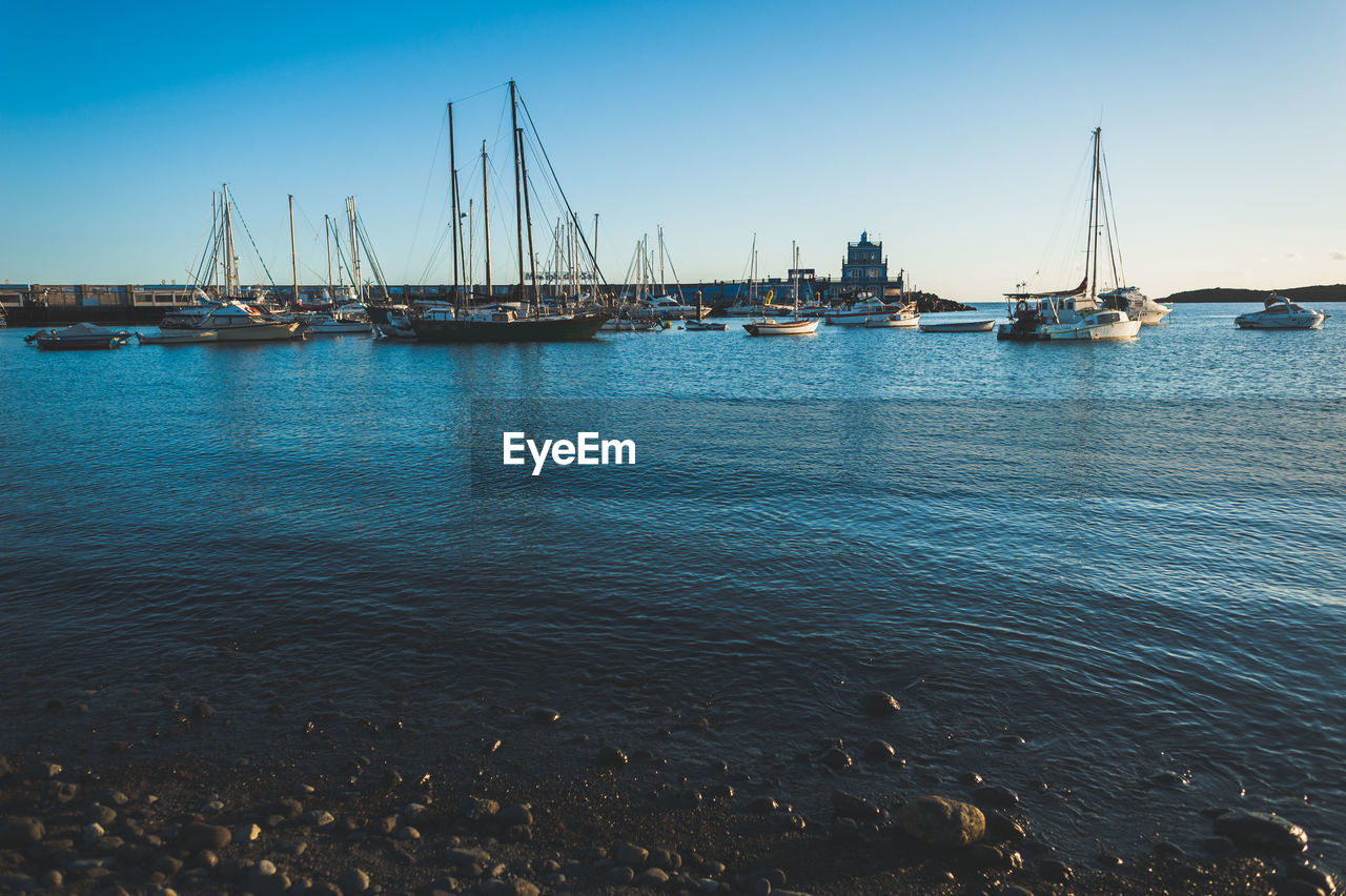 BOATS IN SEA