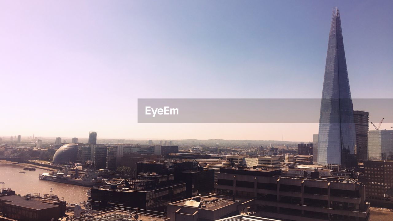 AERIAL VIEW OF BUILDINGS IN CITY