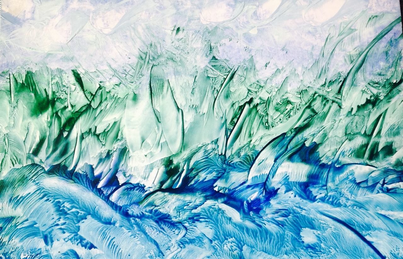 Close-up of glacier