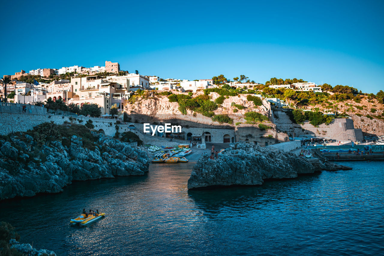 View on the sea in puglia