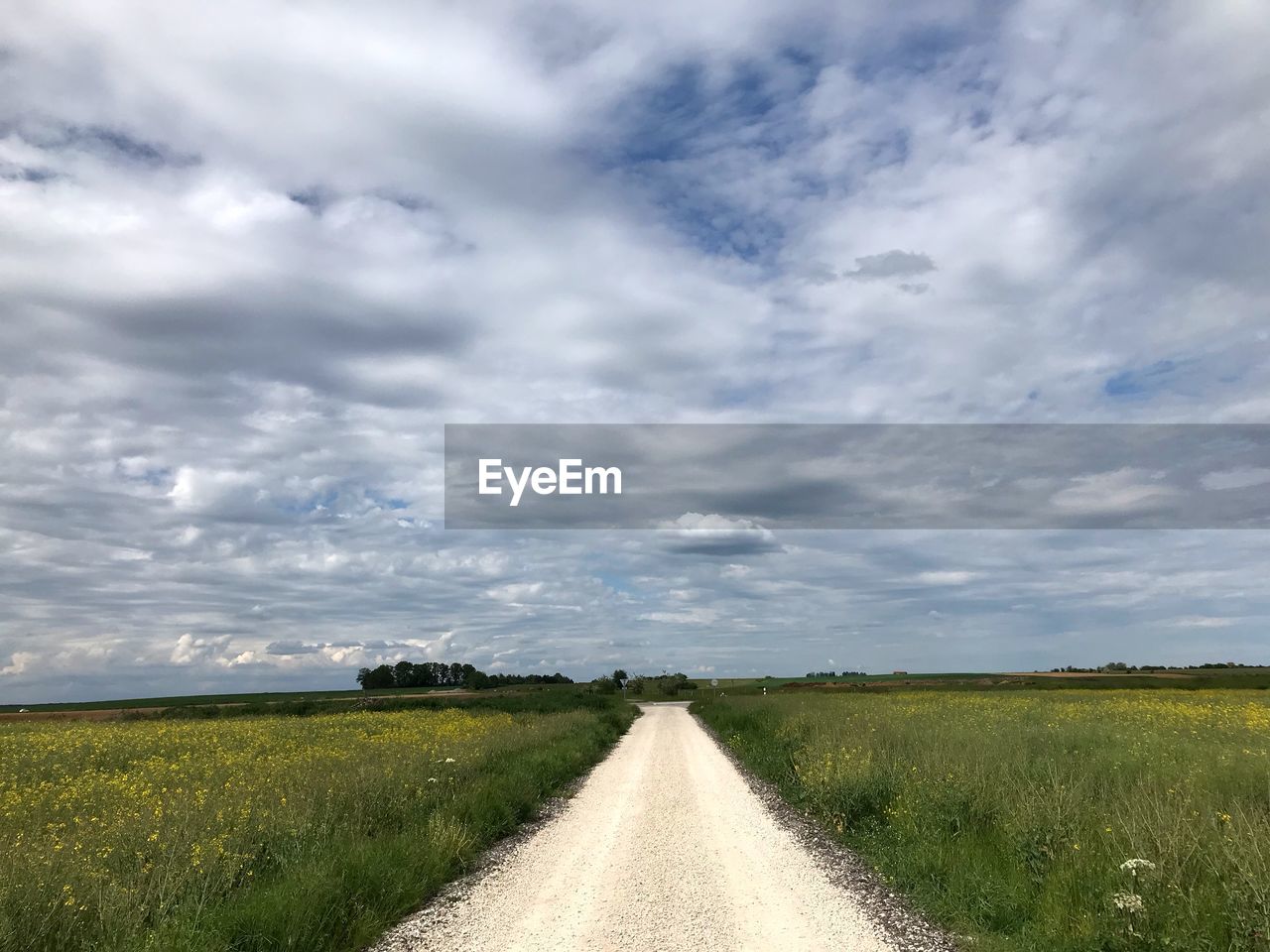 EMPTY ROAD ALONG LANDSCAPE