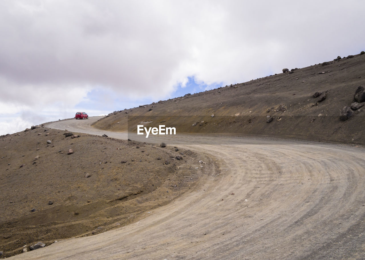 SCENIC VIEW OF ROAD BY LAND AGAINST SKY