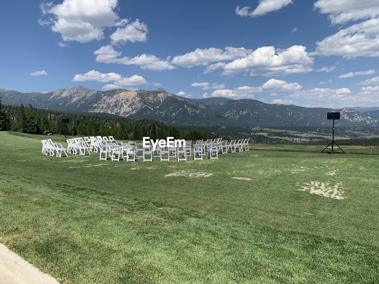 Event on the golf course