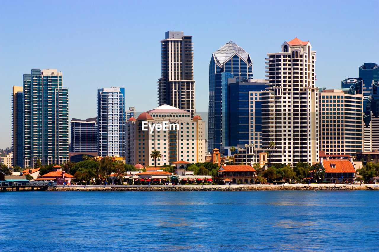 San diego close-up view of from bay,california.