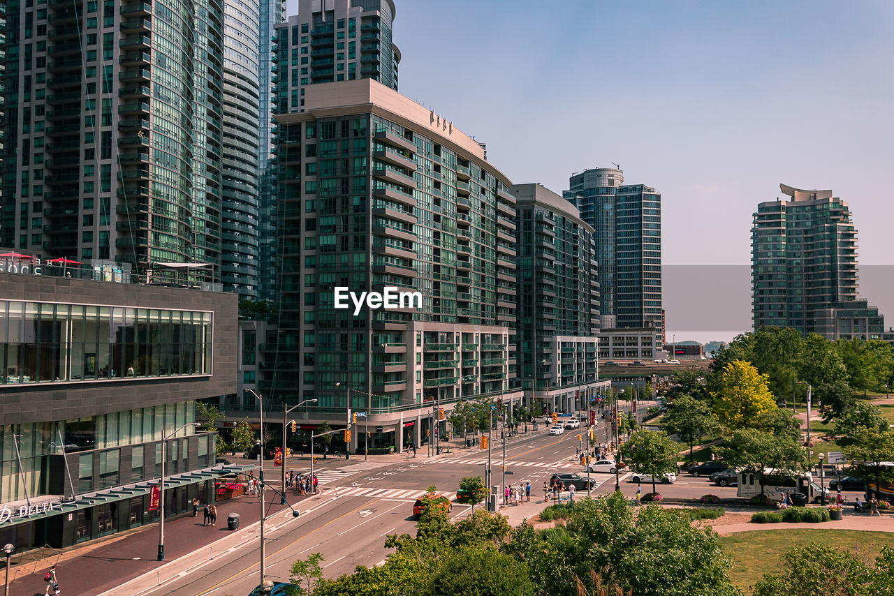 VIEW OF CITY BUILDINGS