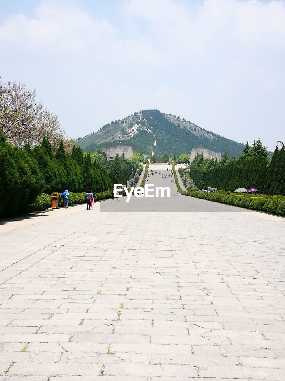 PEOPLE WALKING ON MOUNTAIN