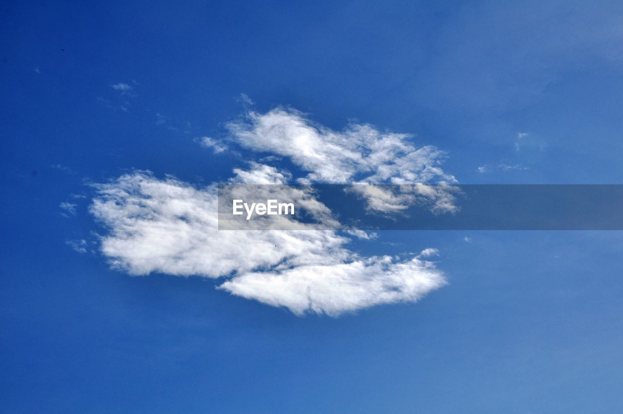 Low angle view of clouds in sky