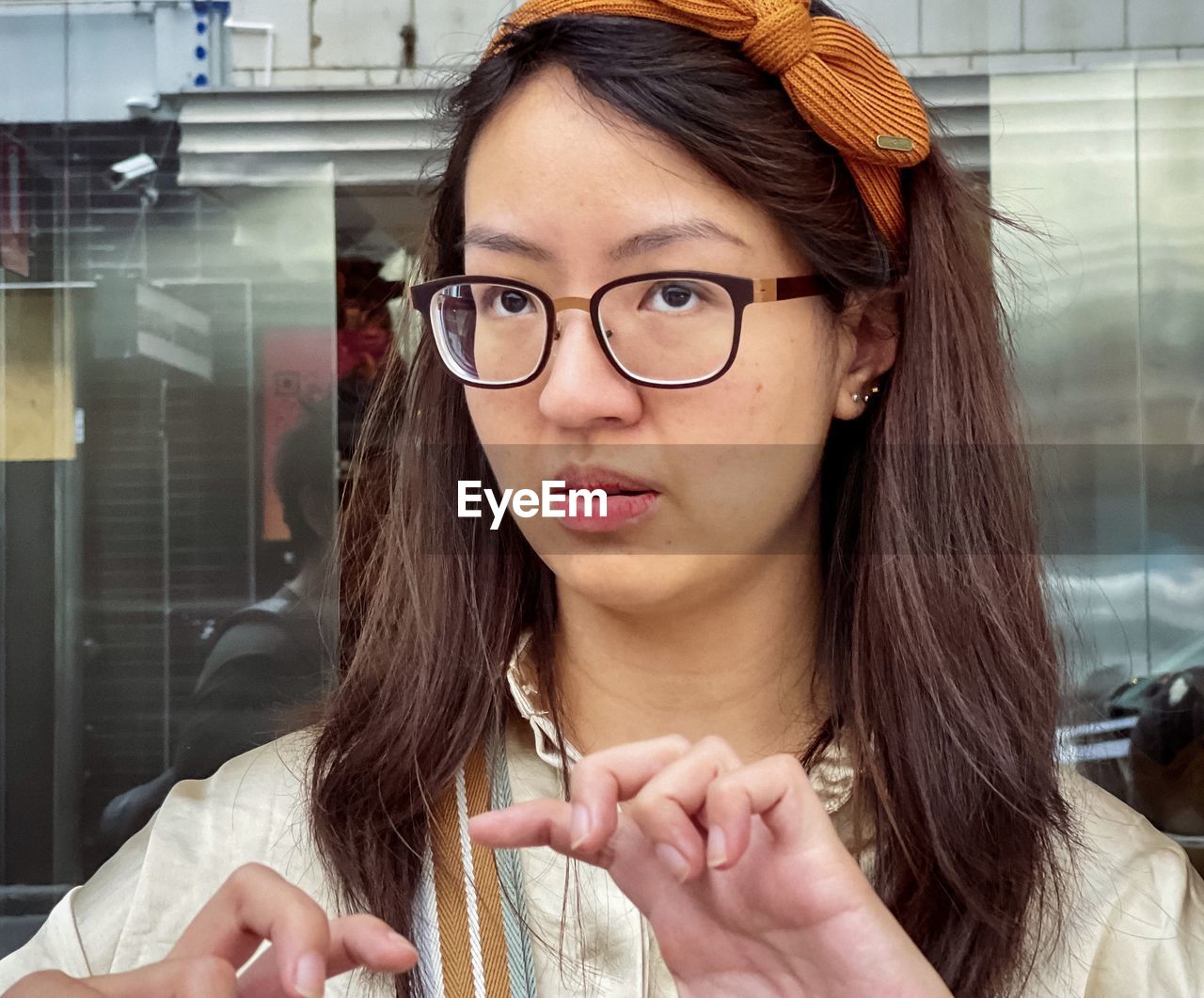 glasses, eyeglasses, vision care, women, one person, adult, portrait, young adult, eyewear, headshot, human hair, hairstyle, indoors, human face, long hair, human head, female, front view, looking, clothing, brown hair, fashion accessory, lifestyles, fashion, person, business, casual clothing