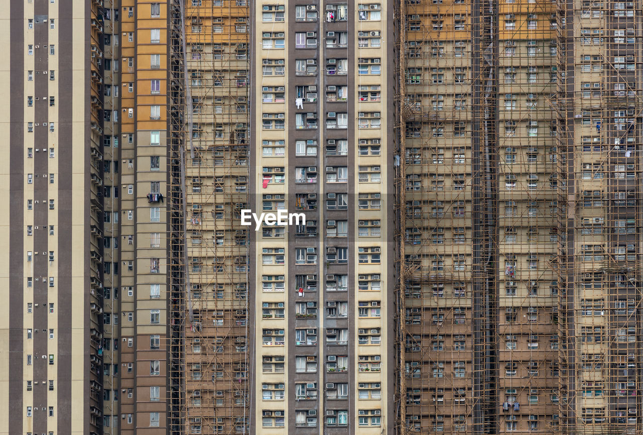 Full frame shot of residential building