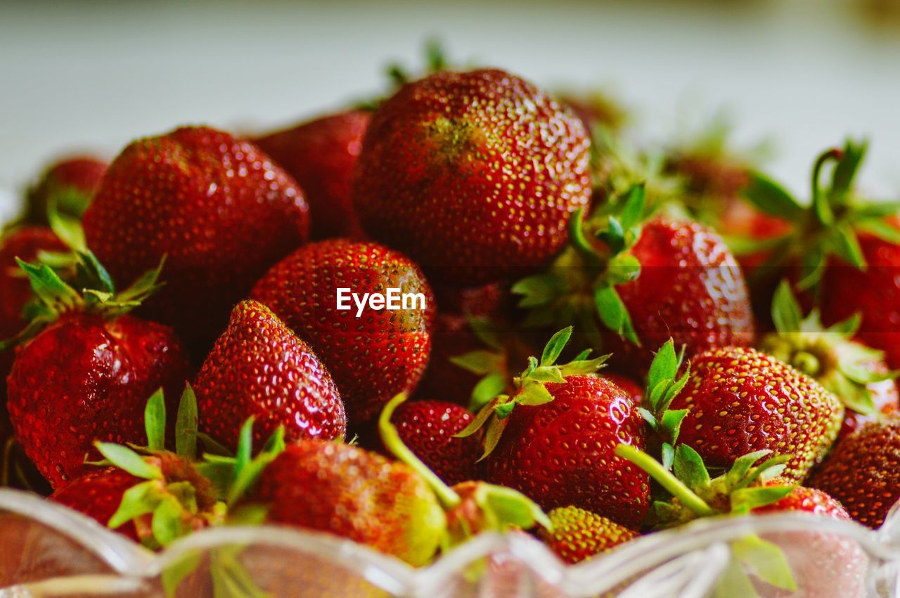 Close-up of strawberries