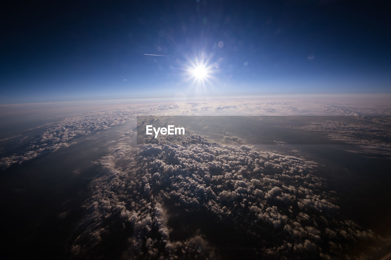 AERIAL VIEW OF SKY OVER LANDSCAPE