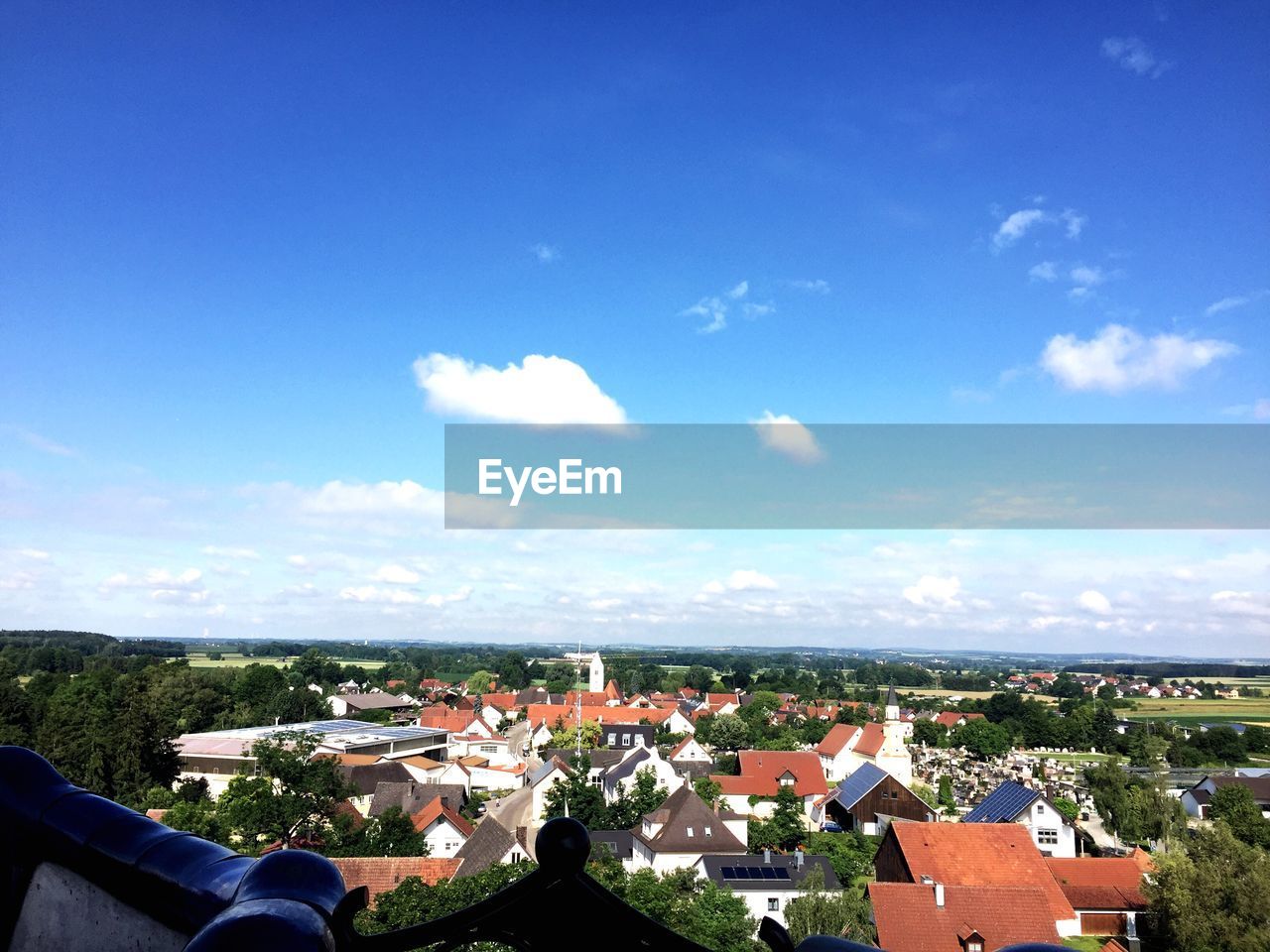 AERIAL VIEW OF BLUE SKY AND CLOUDS