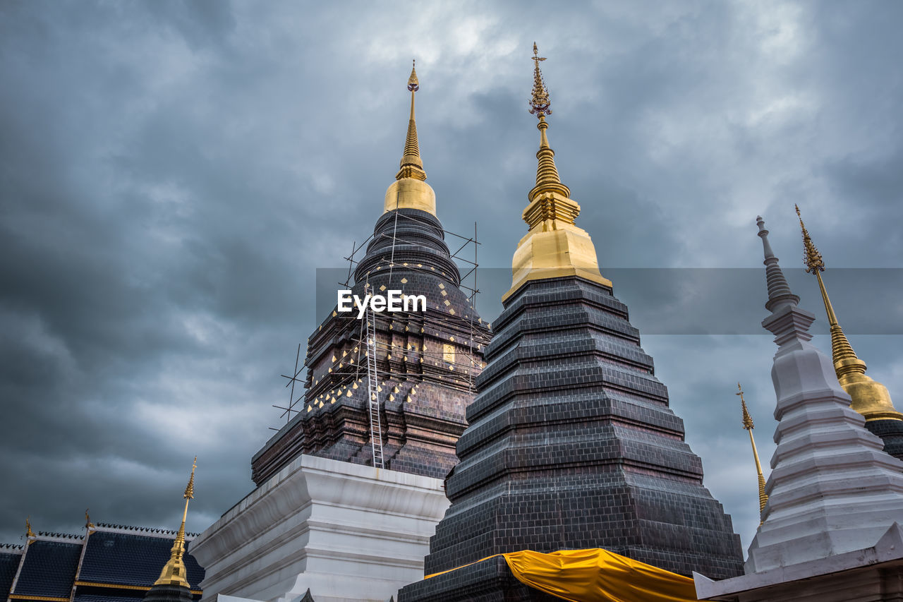 Wat den salee sri muang gan or wat ban den. the beautiful temple in north of thailand.