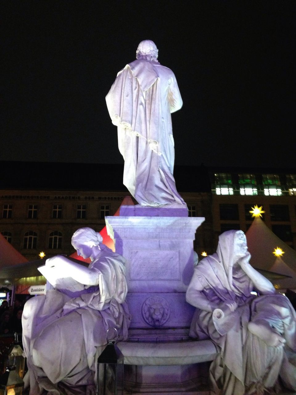 STATUES ON WALL